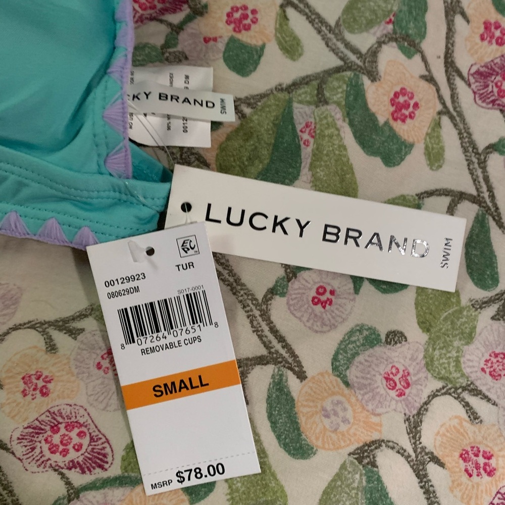 Brand New Lucky Brand Bathing Suit With Tags